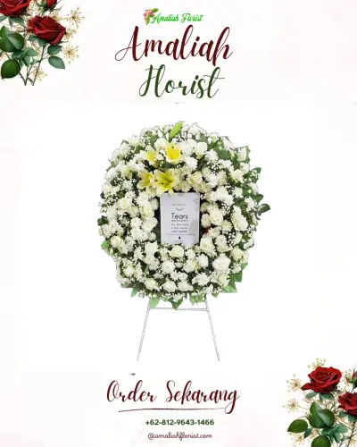 Krans Bunga Duka Cita di Karangsambung