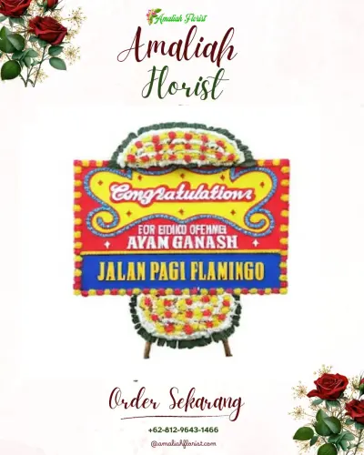 Bunga Papan Congratulation di Karangsambung
